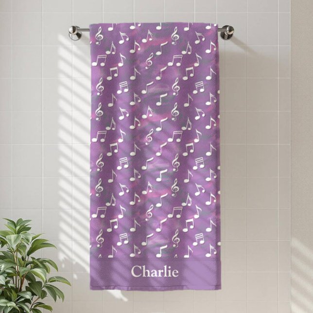 Personalized Watercolor Purple Music Note (Subido por el creador)