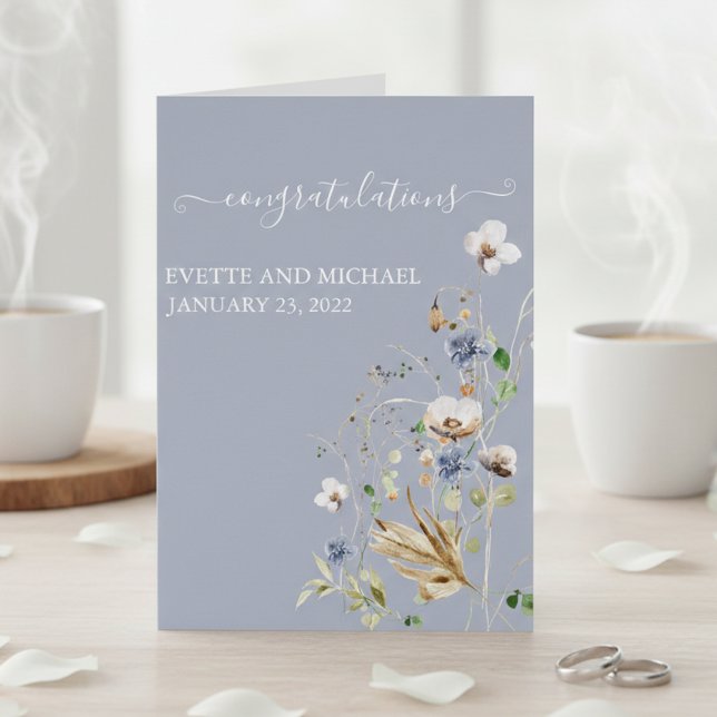 Personalized Wedding Congratulations Wild Flower  (Subido por el creador)