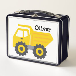 Personalized Yellow Dump Truck