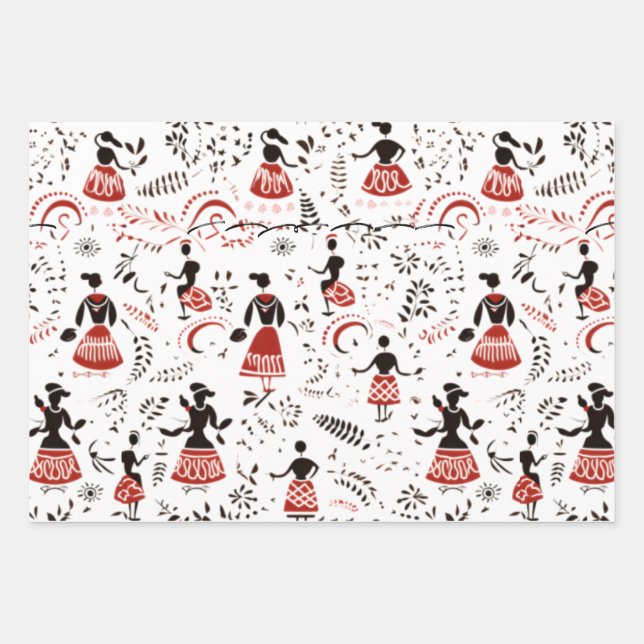 personas que viven en papel de envoltura hawaiano (Anverso)