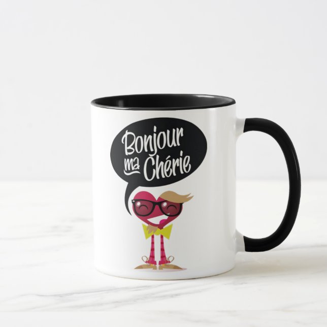 Personnalisable Noir de la taza (Derecha)