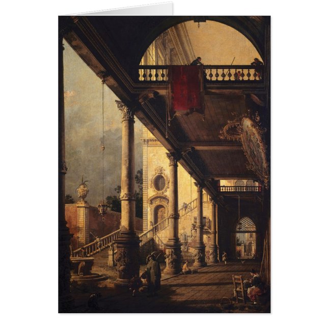 Perspectiva con un Portico (Frente)