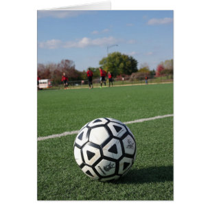 Perspectiva del tiempo de juego - Tarjeta de fútbo