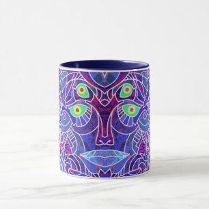 Perspectivas lejanas en la taza de ciruela y periw