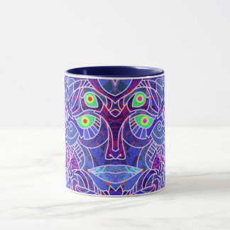 Perspectivas lejanas en la taza de ciruela y periw