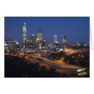 Perth, Australia. Vista del centro de Perth desde