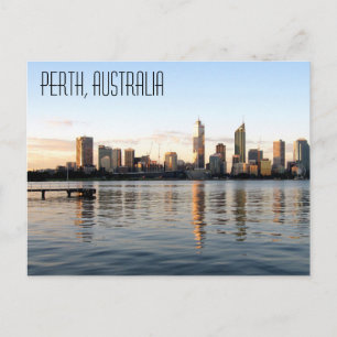 Perth, postal de Australia