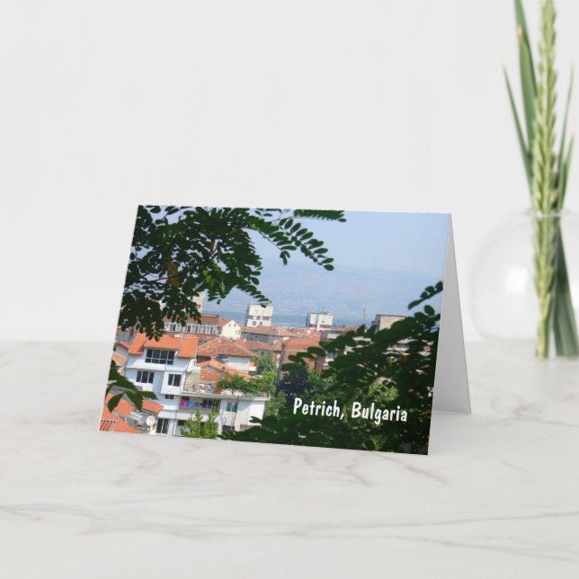 Pertich, tarjeta de Bulgaria (Anverso)