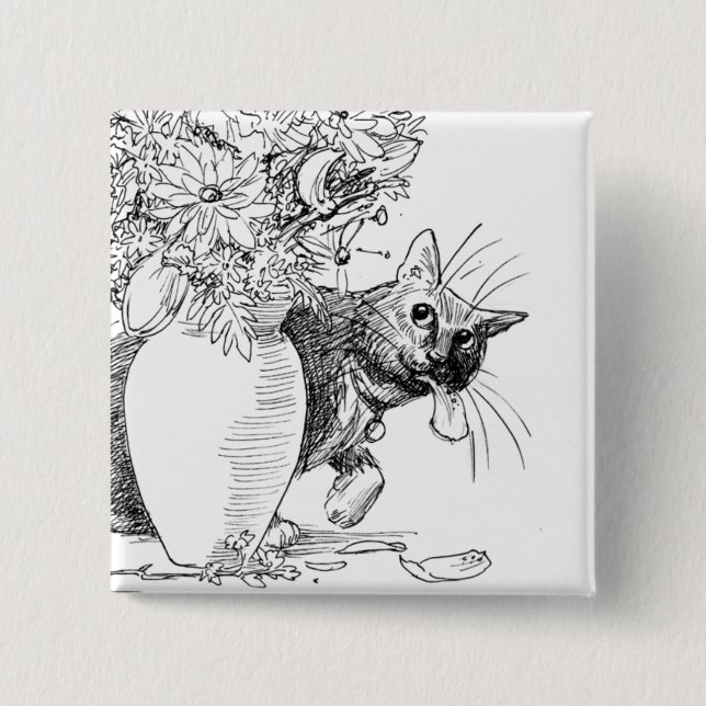 Perturbador - botón dañoso del gato (Anverso)