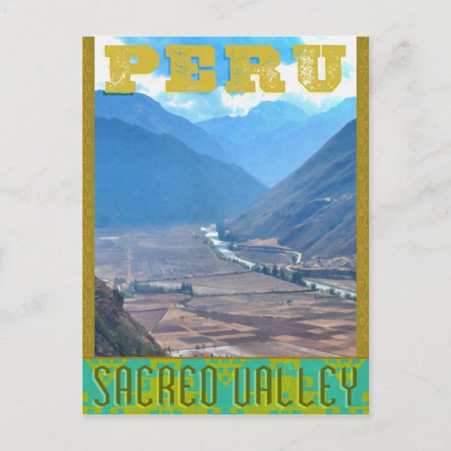 Perú: El Valle Sagrado de los Incanes - Postal (Anverso)