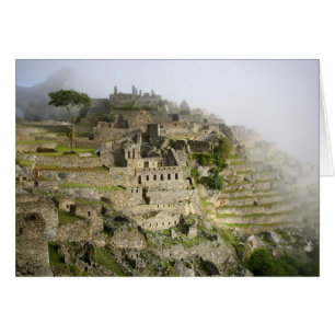 Perú, Machu Picchu. La antigua ciudadela de Machu