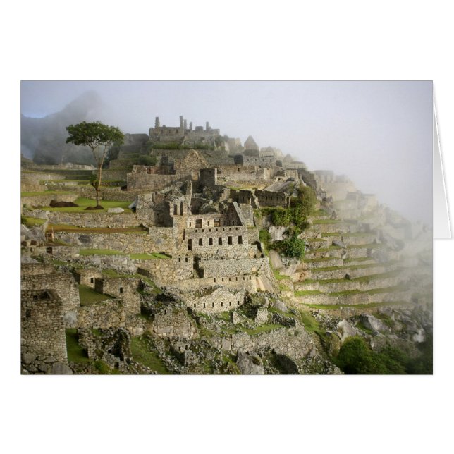 Perú, Machu Picchu. La antigua ciudadela de Machu (Anverso (Horizontal))