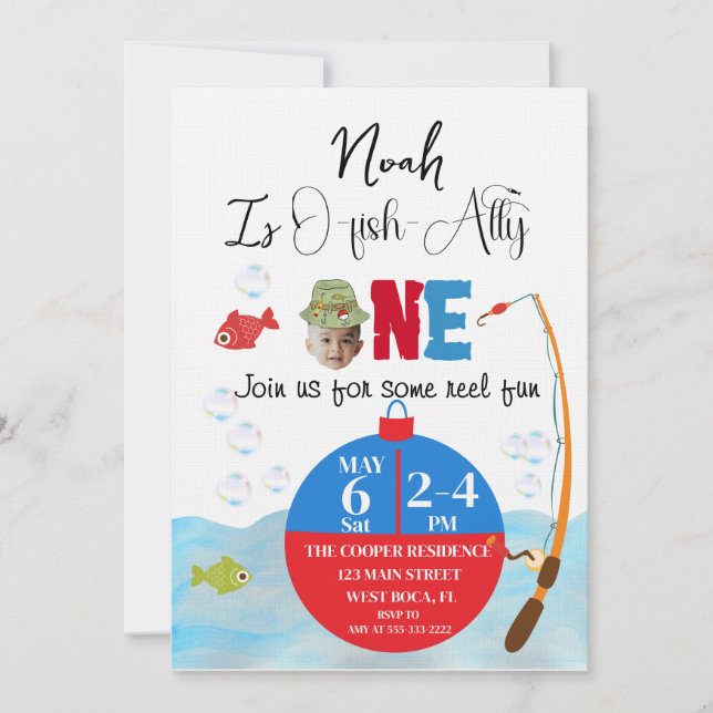 Pesca 1.ª Invitación O-fish (Anverso)