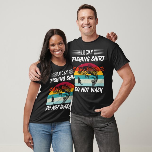 Pesca, Afortunada Camisa Pesquera No Lavar (Unisexo)