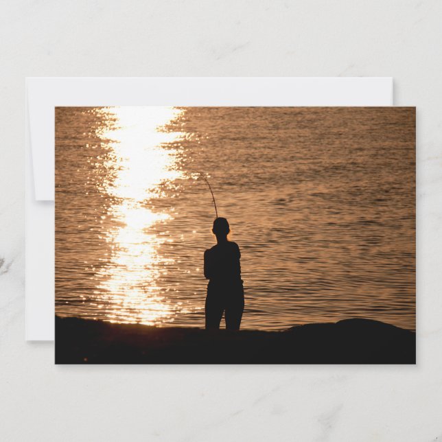 Pesca al atardecer (Anverso)