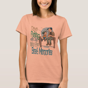 Pesca con la camisa del día de padre del papá