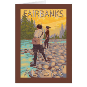 Pesca con mosca de las mujeres - Fairbanks, Alaska