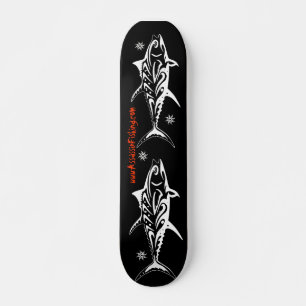 Pesca de asesinos - Skateboard tribal negro