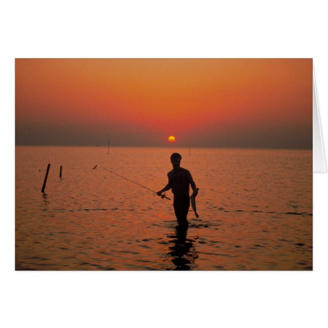 Pesca de atardecer (Anverso (Horizontal))
