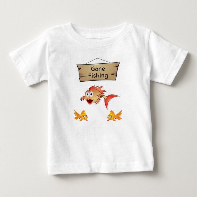 Pesca de camisetas para bebés (Anverso)