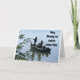 PESCA DE CUMPLEAÑOS CON TARJETA DE CUMPLEAÑOS
