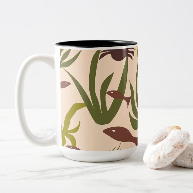 Pesca de ensueño marino y jarra de cangrejo (Con donut)