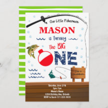 Pesca de la Gran Invitación de Primer Cumpleaños