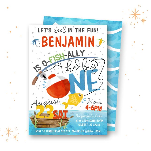 Pesca De La Gran Invitación De Un Cumpleaños (Subido por el creador)