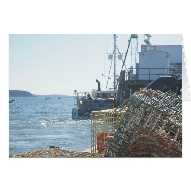 Pesca de langostas en el puerto de Bar (Anverso (Horizontal))