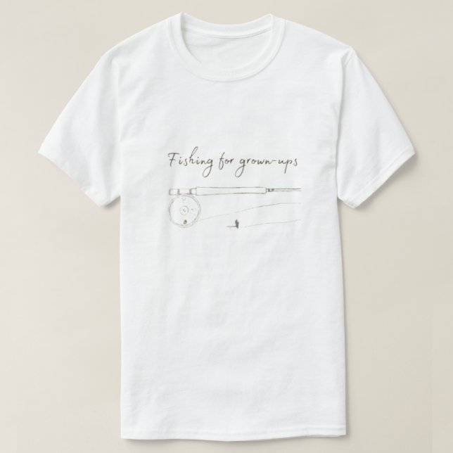 Pesca de las cosechas | Camiseta de pesca minimali (Diseño del anverso)