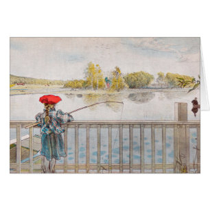 Pesca de Lisbet por Carl Larsson, Bella Artes Vint