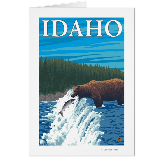 Pesca de oso en el río Idaho (Frente)