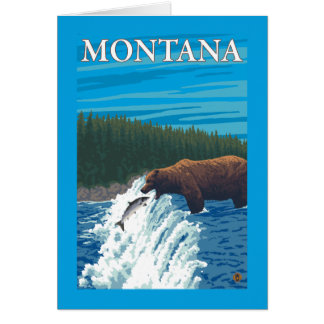 Pesca de oso en el río Montana