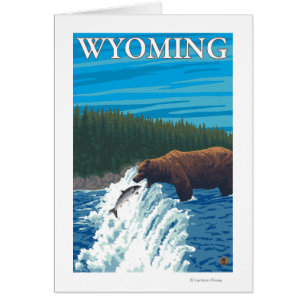 Pesca de oso en río - Wyoming
