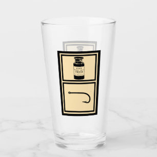 Pesca De Vidrio, Cerveza, Regalo Para Él, Pescador