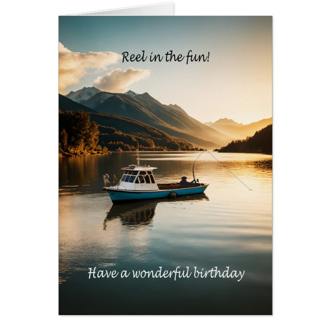 Pesca desde el cumpleaños de un barco (Frente)