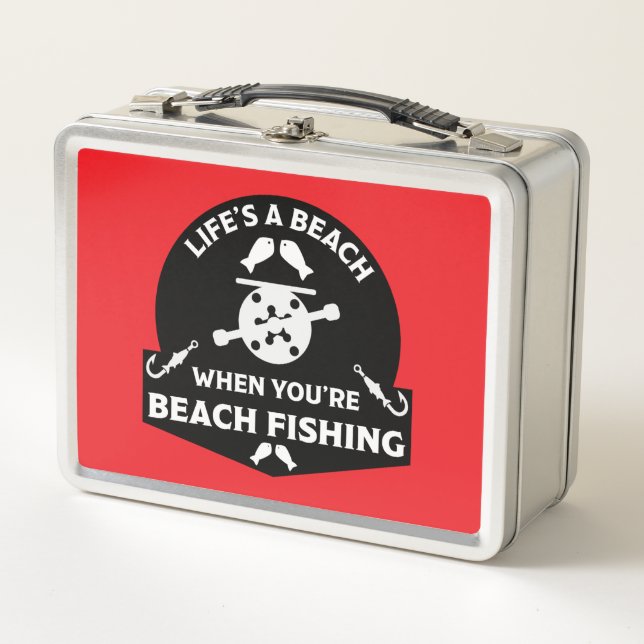 Pesca divertida en la playa (Anverso)