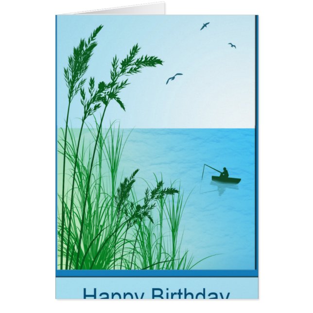 Pesca en el mar de cumpleaños (Frente)