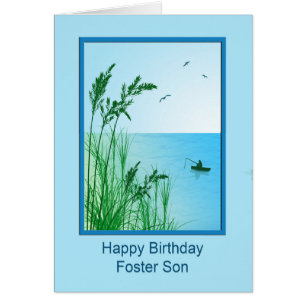 Pesca en el mar de cumpleaños de Foster Son