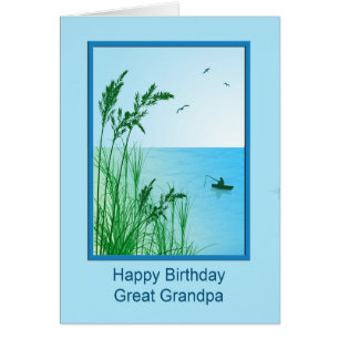 Pesca en el mar de cumpleaños del Gran Abuelo