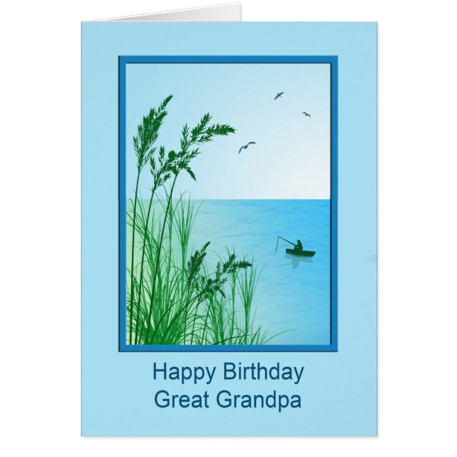 Pesca en el mar de cumpleaños del Gran Abuelo (Frente)