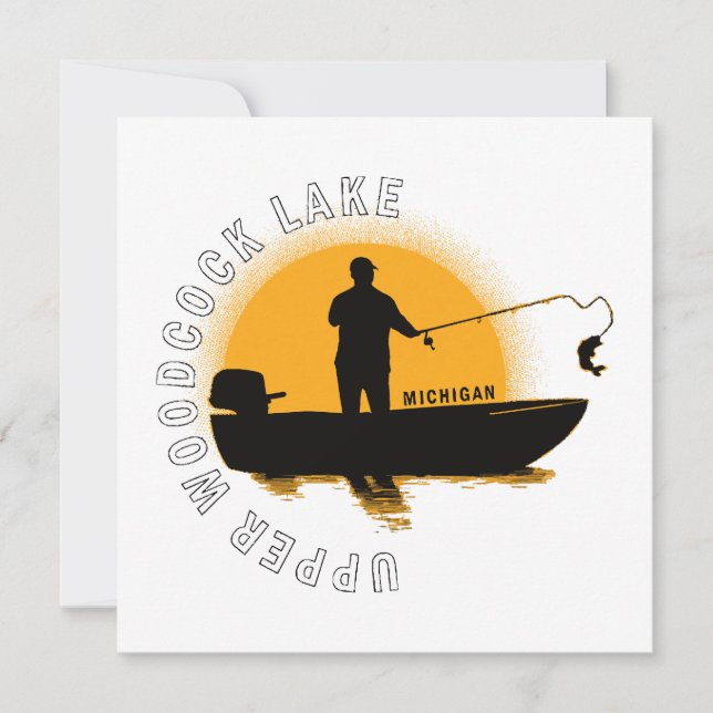 Pesca en Lago Michigan (Anverso)