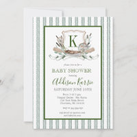 Pesca Invitación a la ducha para bebés