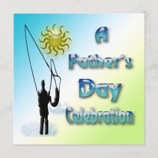 Pesca - invitación feliz del día de padre