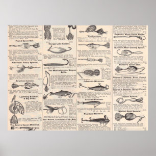 Pesca Lures Publicidad Arte de pescadores