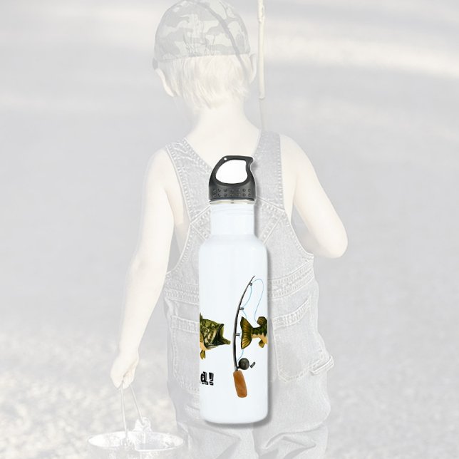 Pesca Papi Botella de agua de acero inoxidable (Subido por el creador)