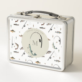 Pesca Pesca Rod & Reel Fish Tema Pescador Monogram