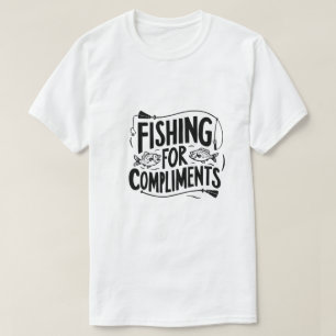Pesca por cortesía de camiseta - Gráfica divertida