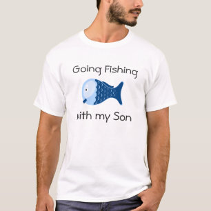 Pesca que va con la camisa del padre del hijo