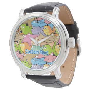 Pesca reloj de pulsera personalizado